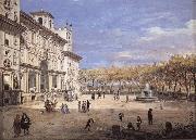 Gaspar Van Wittel The Villa Medici in Rome china oil painting reproduction